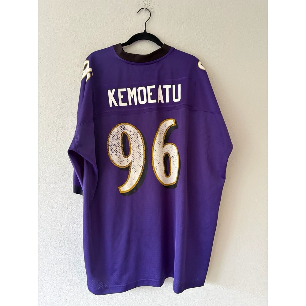 Vintage NFL Pro Line Baltimore Ravens Ma'ake Kemoeatu Jersey Size 4XL - Picture 8 of 8